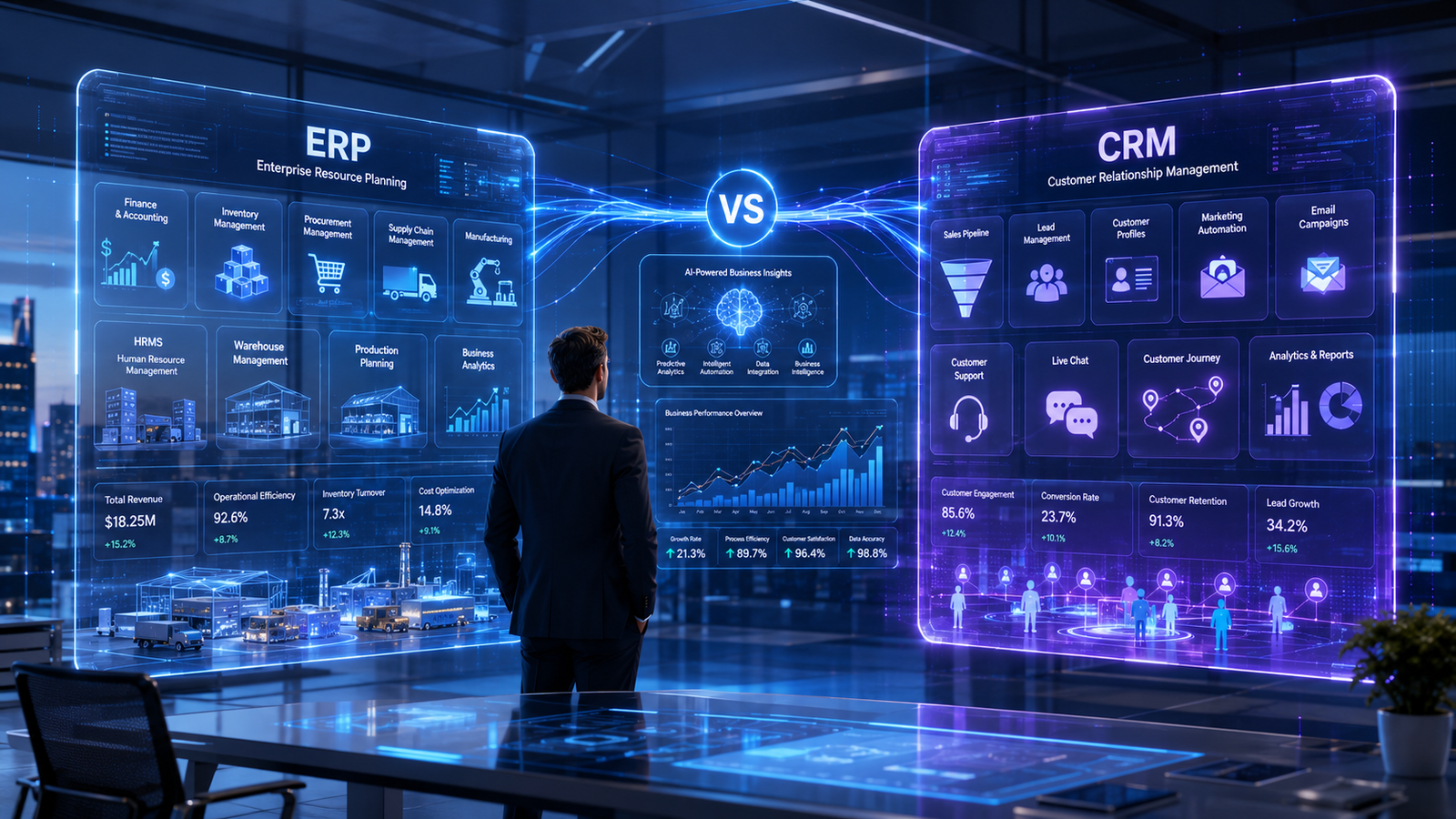 ERP vs CRM: Which Business Software Is Right for You? Blog Image